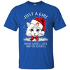 Cats VMI Keydets T Shirt Hoodie Ugly Christmas Sweater Just A Girl Who Loves Cats And Christmas