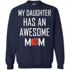 Calgary Flames T Shirts Hoodie My Daughter Has An Awesome Mom