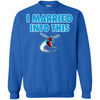 Delaware State Hornets T Shirts Hoodie I Married Into This