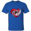 Atlanta Falcons T Shirt Hoodie Color Water Heart