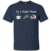 Colorado Avalanche T Shirt Hoodie I Am A Simple Woman Love Coffe Pizza Colorado Avalanche