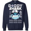 Daddy Shark Winnipeg Jets T Shirt Hoodie Ugly Christmas Sweater Daddy Shark Doo Doo Doo