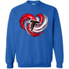 Atlanta Falcons T Shirt Hoodie Color Water Heart