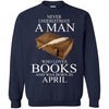 Books T Shirts Hoodie  Never Underestimate A Man APRIL