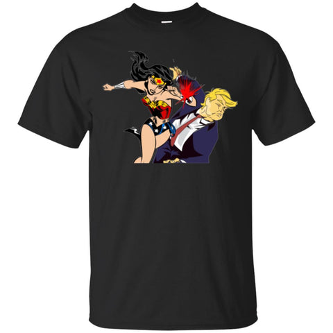Wonder Woman Hit Donald Trump (4) T Shirts Hoodie