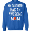 CLEVELAND BROWNS T Shirts Hoodie My Daughter Has An Awesome Mom