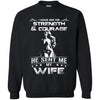Asked God For Strength He Sent My Wife Wonder Woman T Shirts Hoodie