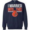 CLEVELAND BROWNS T Shirts Hoodie I Married Into This