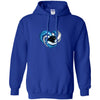 CAROLINA PANTHERS T Shirt Hoodie Color Water Heart