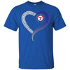 Texas Rangers T Shirts Hoodie Love Heart