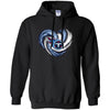 Tennessee Titans T Shirt Hoodie Color Water Heart