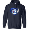 PHILADELPHIA 76ERS T Shirt Hoodie Color Water Heart