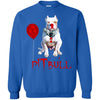 Pitbull T Shirts Hoodie  Pitbull Wearing IT Clown