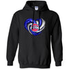DETROIT PISTONS T Shirt Hoodie Color Water Heart