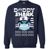 Daddy Shark Edmonton Oilers T Shirt Hoodie Ugly Christmas Sweater Daddy Shark Doo Doo Doo