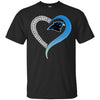 CAROLINA PANTHERS T-Shirts Hoodie Ugly Christmas Sweater Heart
