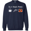 CINCINNATI BENGALS T Shirt Hoodie I Am A Simple Woman Love Coffe Pizza CINCINNATI BENGALS