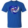BUFFALO BILLS T Shirt Hoodie Color Water Heart