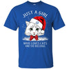 Cats Drake Bulldogs T Shirt Hoodie Ugly Christmas Sweater Just A Girl Who Loves Cats And Christmas