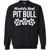 Pitbull T Shirts Hoodie  World's Best Pitbull Mom