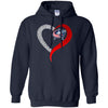 Columbus Blue Jackets T-Shirts Hoodie Ugly Christmas Sweater Heart