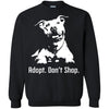 Pitbull T Shirts Hoodie  Adopt Don't Shop