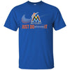 Nike Miami Marlins T Shirt Hoodie Just Do It