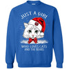Cats Missouri State Bears T Shirt Hoodie Ugly Christmas Sweater Just A Girl Who Loves Cats And Christmas