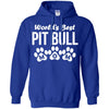 Pitbull T Shirts Hoodie  World's Best Pitbull Mom