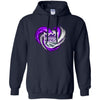 SACRAMENTO KINGS T Shirt Hoodie Color Water Heart