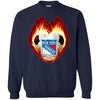 Soccer New York Rangers T Shirts Hoodie Fire Heart