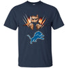 Wolverine Detrolt LIONS T-Shirts Hoodie Ugly Christmas Sweater