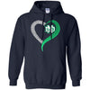North Dakota Fighting Hawks T Shirt Hoodie Ugly Christmas Sweater Love Heart