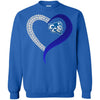 Central Connecticut State Blue Devils T Shirt Hoodie Ugly Christmas Sweater Love Heart
