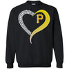 Pittsburgh Pirates T Shirts Hoodie Love Heart