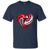 Atlanta Falcons T Shirt Hoodie Color Water Heart