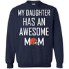 CLEVELAND BROWNS T Shirts Hoodie My Daughter Has An Awesome Mom