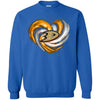 Anaheim Ducks T Shirt Hoodie Color Water Heart