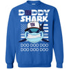 Daddy Shark NEW YORK GIANTS T Shirt Hoodie Ugly Christmas Sweater Daddy Shark Doo Doo Doo