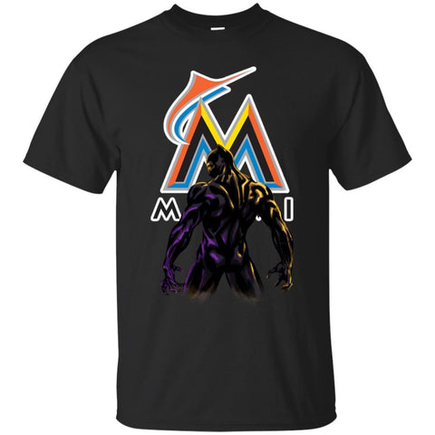 Black Panther Miami Marlins T Shirts Hoodie