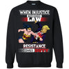 Wonder Woman Anti-Trump When Injustice Becomes Law Resistance Becomes Duty T Shirts Hoodie