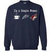 Arizona Coyotes T Shirt Hoodie I Am A Simple Woman Love Coffe Pizza Arizona Coyotes