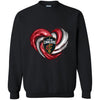 CLEVELAND CAVALIERS T Shirt Hoodie Color Water Heart