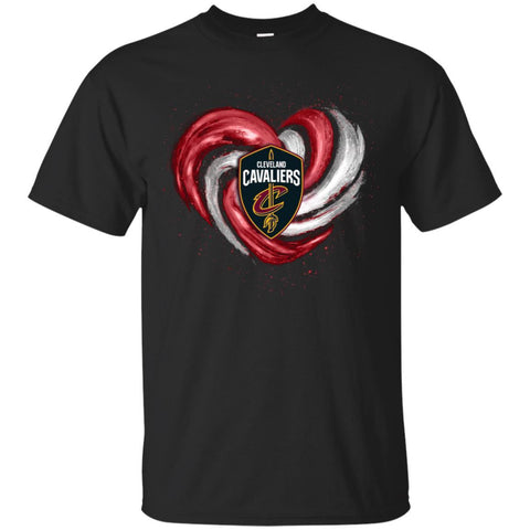 CLEVELAND CAVALIERS T Shirt Hoodie Color Water Heart