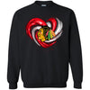 Chicago Blackhawks T Shirt Hoodie Color Water Heart