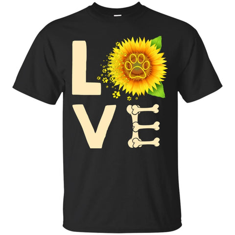 Dogs T Shirts Hoodie  I Am A Dogaholic Sunflower