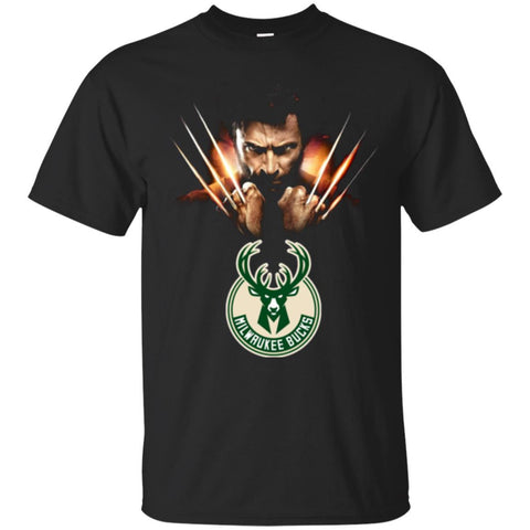 Wolverine MILWAUKEE BUCKS T-Shirts Hoodie Ugly Christmas Sweater