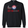 Nike Texas Rangers T Shirt Hoodie Just Do It