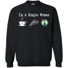 BOSTON CELTICS T Shirt Hoodie I Am A Simple Woman Love Coffe Pizza BOSTON CELTICS