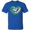 PHILADELPHIA EAGLES T Shirt Hoodie Color Water Heart